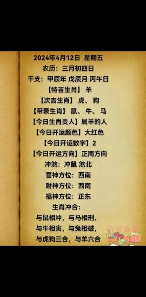 每日特吉生肖属相(今日特吉属相运势超准版)