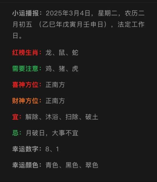 十二生肖各属相运势查询（2025属龙运势详解全年每月）