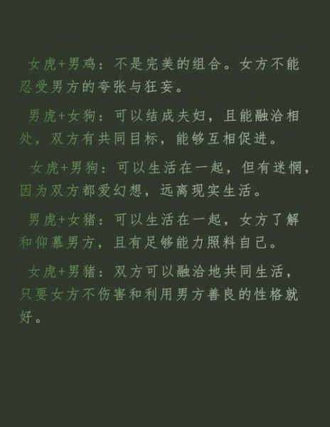 哪个皇后属相是虎生肖（皇后属虎的有哪些）